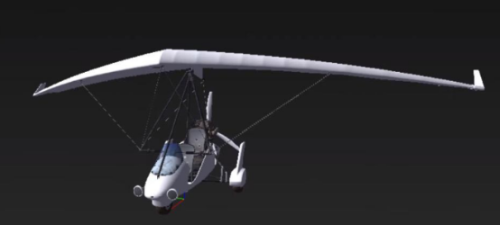 《绝地求生》新载具滑翔机曝光渲染图