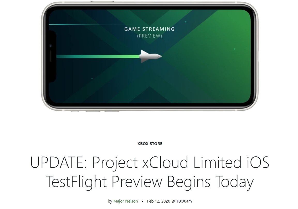 微软Project xCloud云游戏平台，开启iOS预览版测试名额已满 (1)
